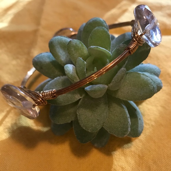 Bourbon And Boweties Gold Wrap Bangle Bracelet - Picture 4 of 8